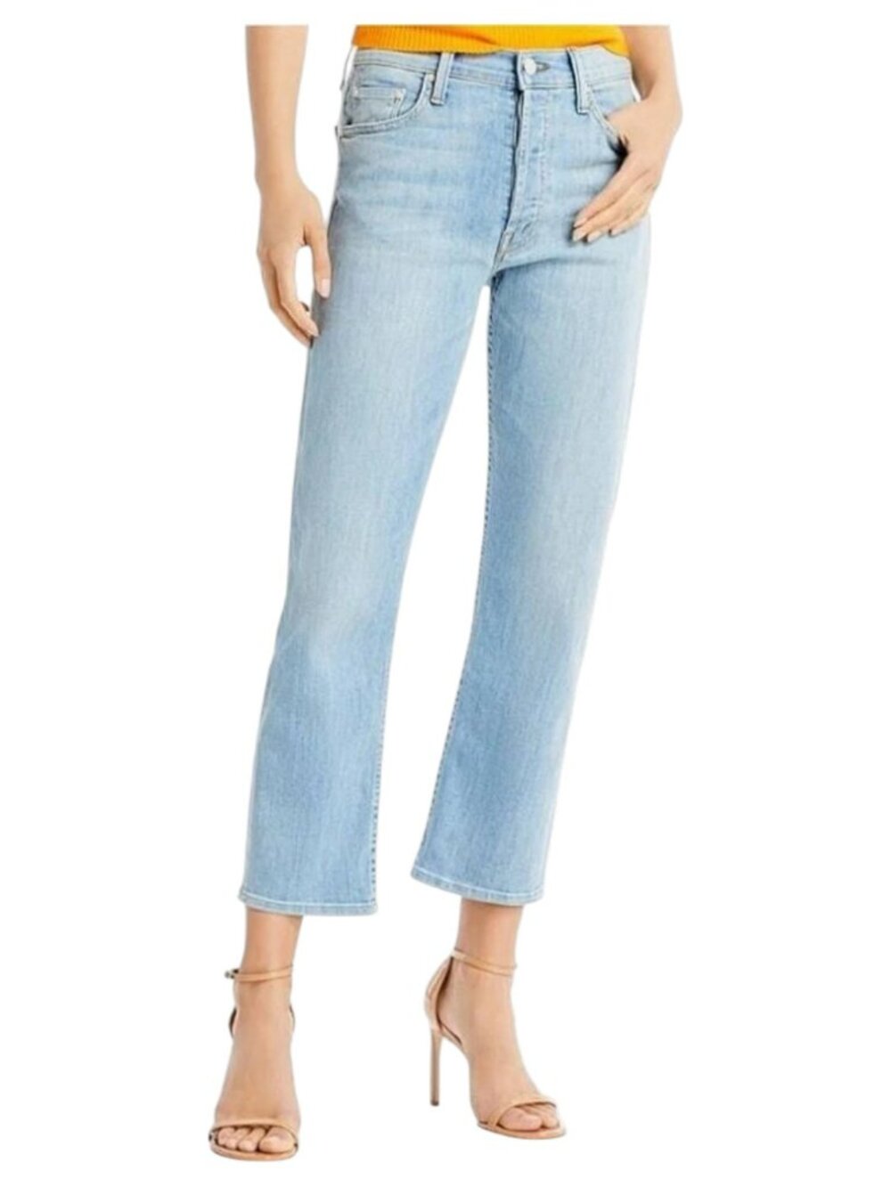 MOTHER The Tomcat High Rise Straight Leg Jeans, Fruit and Nuts Wash, Size 25